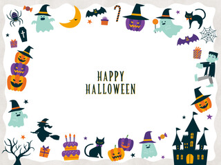 Fototapeta premium Halloween Frame