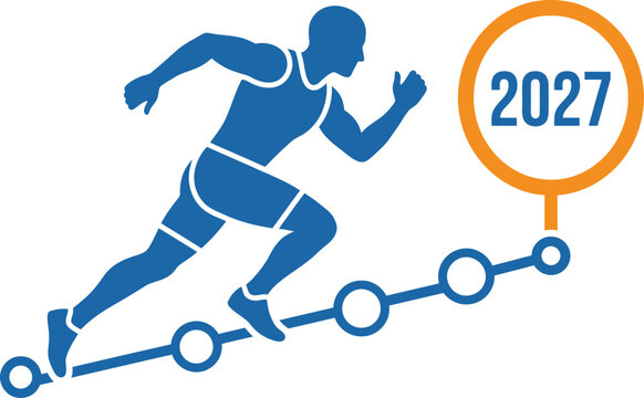 Athletic Progress 2027 Performance Growth Icon