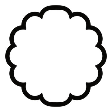 Ornate Floral Border Transparent Background