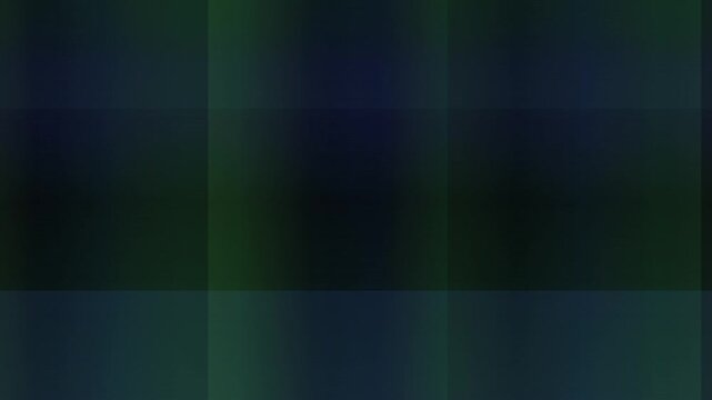 Abstract looping green and blue gradient grid background with seamless seamless tile pattern