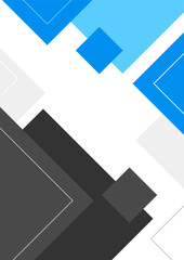Fototapeta premium Abstract poster template background with overlapping geometric shapes, modern business wallpaper. Suitable for brochures, flyers, company presentations, banner posters and websites