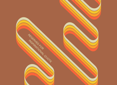 Wavy lines in perspective. Curved ribbons. Abstract background. Cover template with space for text. Design for a banner, flyer, poster, cover, or brochure.