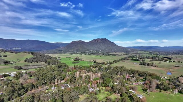 Spectacular aerial footage of Taggerty Victoria Australia
