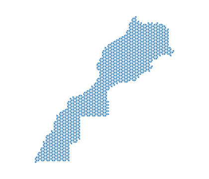 Morocco Data Visualization Map Design