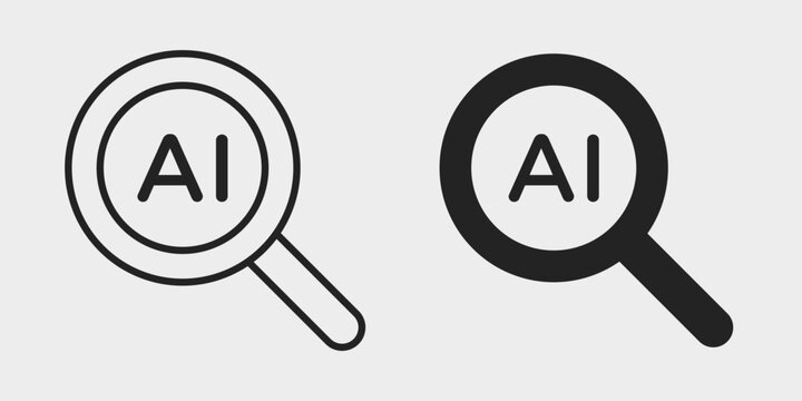 AI Semantic Search Icon represents understanding search intent and meaning to find relevant information, documents, and content across intelligent digital systems and platforms.