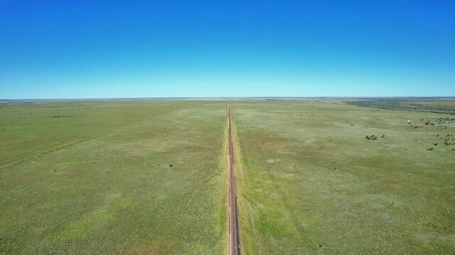 Cinematic footage of Winton East Queensland  Australia