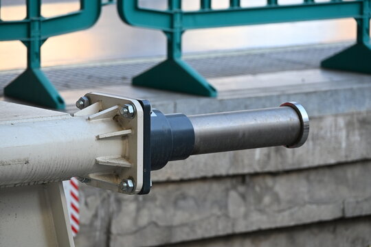 Close Up of a Railway Buffer Stop at the End of a Platform