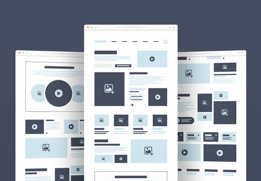 Wireframe Email Newsletter Template