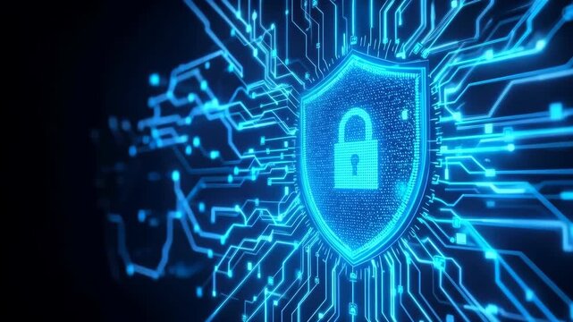 Cybersecurity Shield for Digital Circuit Protection and Network Infrastructure Technology Safety