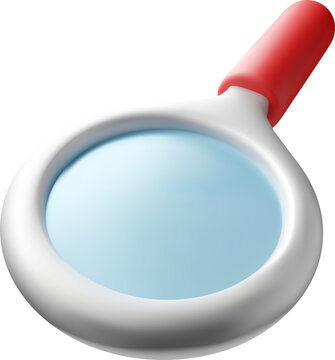 Magnifying Glass 3D Icon