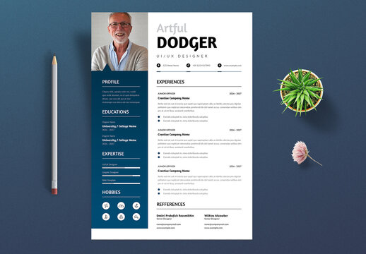 Classic Resume and Cover Letter Set