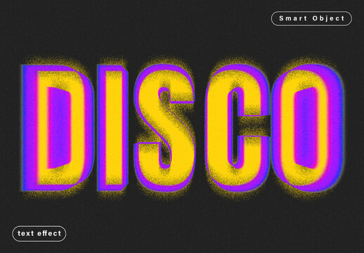 Vibrant Retro Text Effect Template