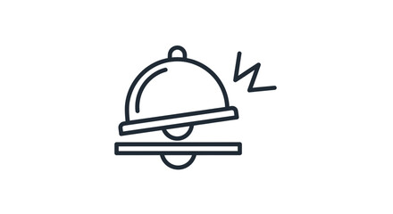 Fototapeta premium Bell Icon Alert Notification Symbol