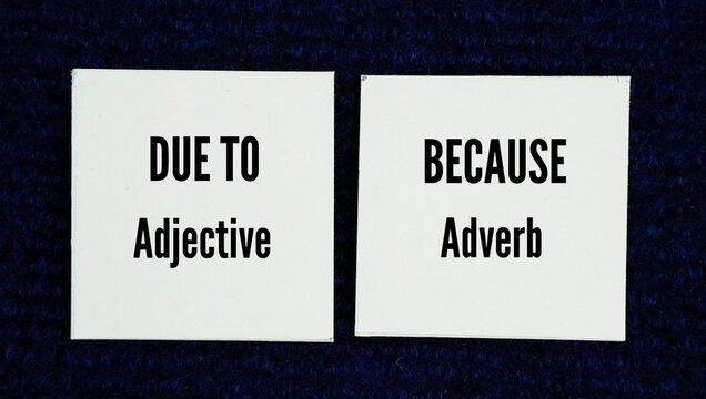 Two words due to and because. something happened as a result of a cause, but they have different grammatical rules and structures.