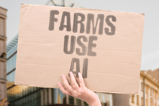 "Farms use ai" Sixty percent employ drone operators now. SIXTY. PERCENT. EMPLOY. DRONE. OPERATORS.