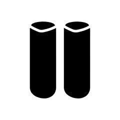 Fototapeta premium Standing Spring Rolls Icon