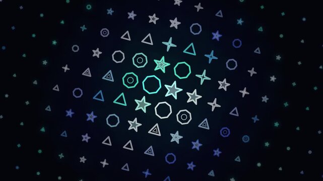 Futuristic 4K User Interface Elements and Abstract Data Visualization for Modern Digital Technology