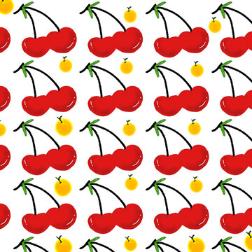 cherry seamless pattern