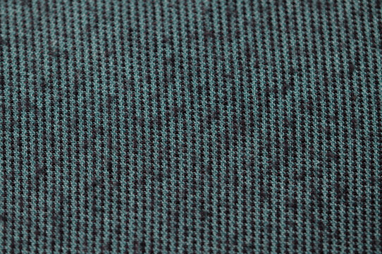 Teal and Black Woven Fabric Texture with Repeating Textile Pattern