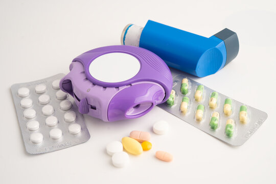 Asthma and chronic obstructive pulmonary disease COPD, metered dose inhaler MDI.