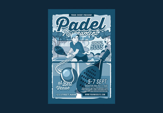 Padel Tournament Flyer
