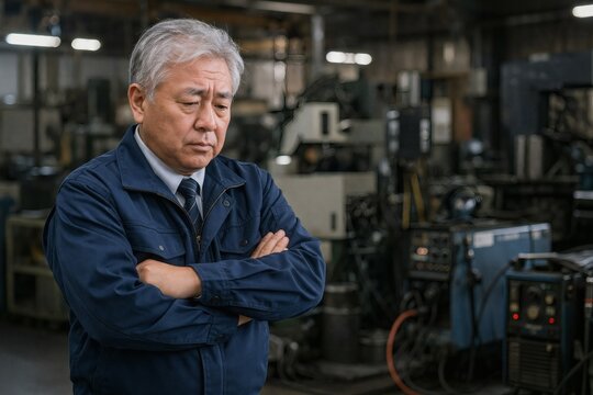 町工場　経営者　悩む