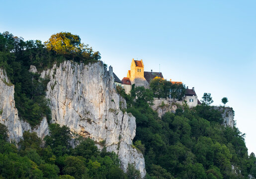 Germany, Baden-Wuerttemberg, Werenwag Castle near Beuron
