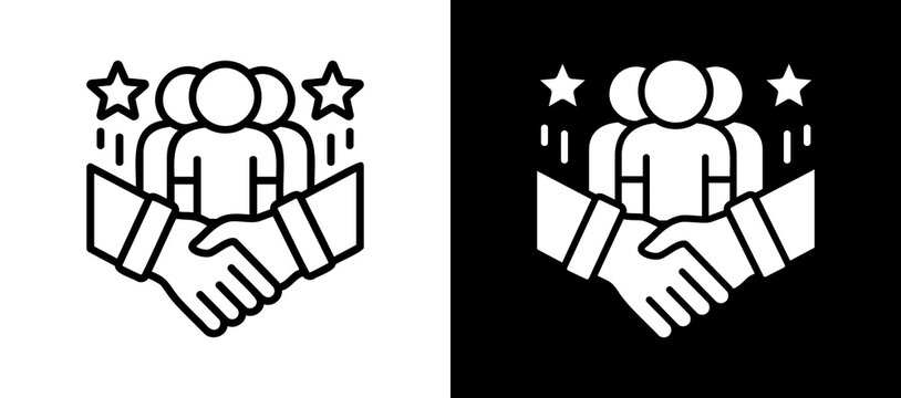 Team Loyalty whiteblack icon