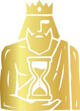 Golden Cronus Greek Mythology God of Time and Harvest