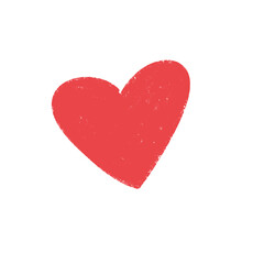 Fototapeta premium red heart on white background