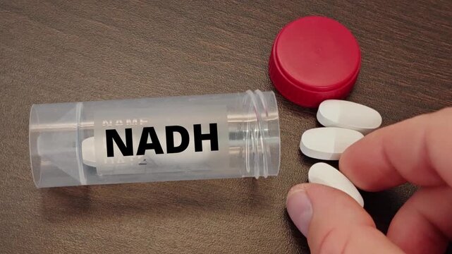 NADH reduced nicotinamide coenzyme supplement for cellular energy and mitochondrial support