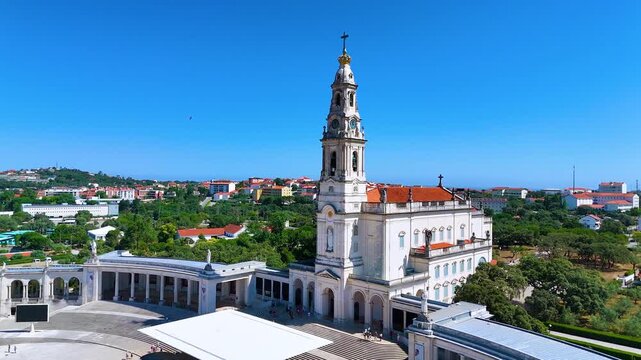 Sanctuary of Fatima in Cova da Iria, in the city of Fatima, municipality of Ourem, Portugal