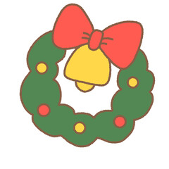 Fototapeta premium Christmas Holiday Sticker Set