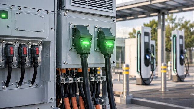 Energy Grid Modernization for Electric Charging Station Power Connector Cable Equipment in Clean Urban Utility Infrastructure
