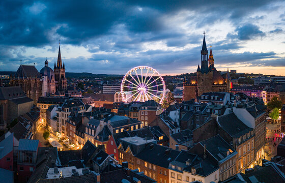 Aachen by night