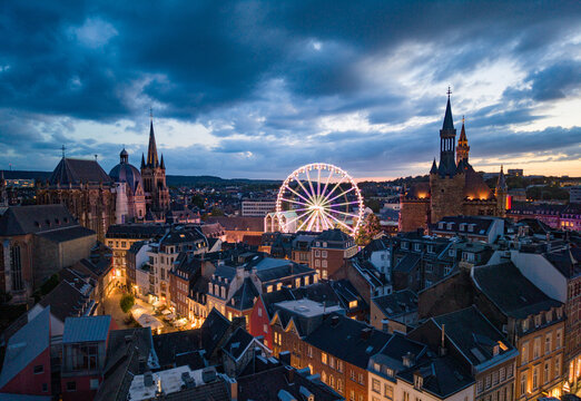 Aachen by night