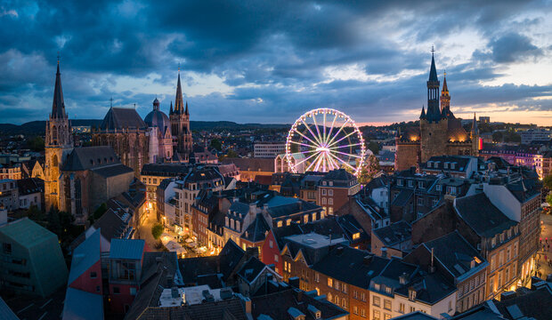 Aachen by night