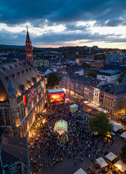 Aachen by night