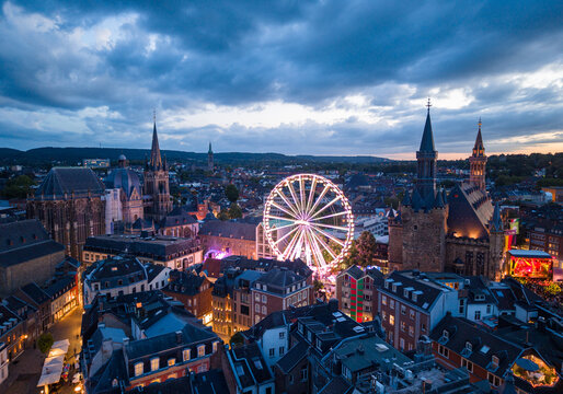 Aachen by night