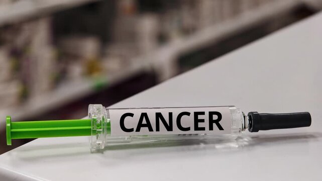 CANCER injectable medicine in a prefilled syringe for treatment of this cancer indication