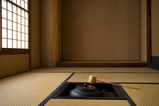 Tea ceremony room interior