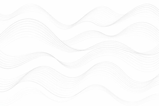 Abstract wavy dotted lines pattern on a simple white background