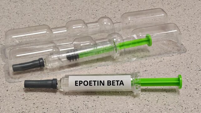 EPOETIN BETA erythropoiesis stimulating medicine for anemia in a prefilled syringe
