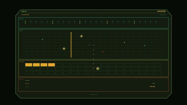 Energy Flow Monitoring HUD Seamless Loop