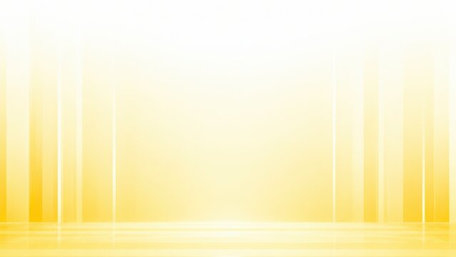 Abstract yellow gradient background with vertical soft light beams