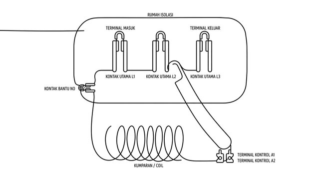 Electrical circuit diagram on white background.