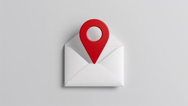 red map pointer