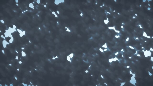 Microscopic Rough Surface Contact Spots Age And Vanish Behind A Rupture Front, Seamless Loop in subtle blue tones