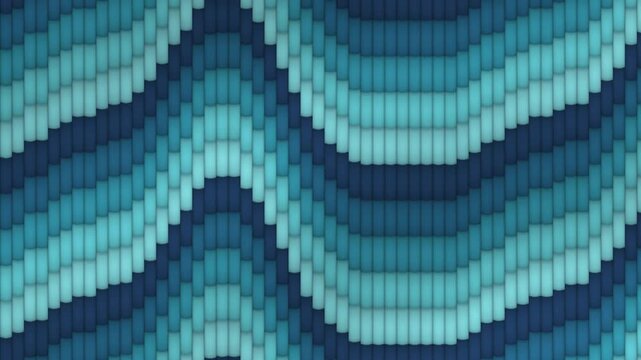 Bargello Flame Stitch Chevron Bands Migrating Across a Needlework Field Seamless Loop in deep navy tones