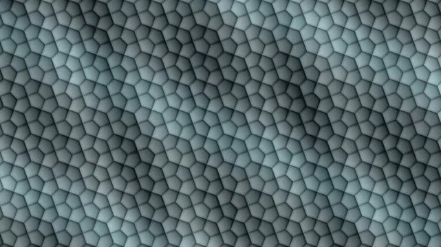 Cairo Pentagonal Tiling Flexing Through Its One Degree of Freedom Abstract Background Seamless Loop in soft black tones